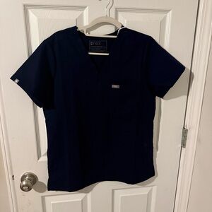 Figs women’s Catalina one pocket v-neck scrub top size S